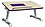 DGB Classic Plus Laptop Table with Cooling Fan(Purple) image 1