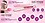 Ozomax BL-299 STN Persona Hair Straightener (Pink/White) image 1