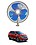 RKPSP 6Inch/12V Portable Oscillating Car/Truck/Bus Fan For CRV image 1