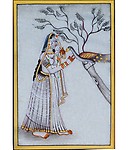 eCraftIndia Dancing Ragini Marble Painting - Multicolor