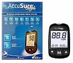 AccuSure Simple Blood Glucose Monitoring With 25 Strips Glucometer