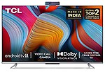 TCL 164 cm (65 inches) 4K Ultra HD Smart Certified Android LED TV 65P725 (Black) (2021Model) | With Video Camera