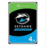 Seagate SkyHawk 4 TB Surveillance Internal Hard Drive HDD - 3.5 Inch SATA 6Gb/s 64 MB Cache for DVR NVR Security Camera System