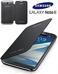 D.ray Flip Cover for Smasung Galaxy Note 2/N7100 - Black