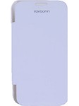Xfose Flip Cover for Karbonn A29 - White