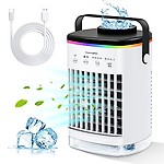 Portable Air Conditioner fan for Small Room, Cooling Fan Portable, 3 Mode