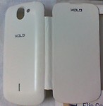 Xfose Flip Cover for Xolo Q600 - White
