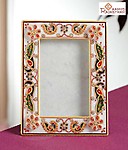 Painted Photo frame in gold work