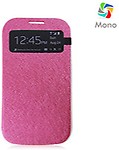 Mono Flip cover for Samsung i9190 Galaxy S4 Mini - Pink