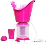 finebasket (LABAL) Vaporizer Steamer, Facial Sauna and Nose Steamer, 3 In 1 Steam Inhaler (Multi Colors)