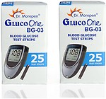Dr.Morepen BG-03 Blood Glucose 25 Test Strips (Pack of 2)