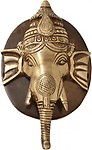 Two Moustaches Ganesh Door Knocker With Plate Base