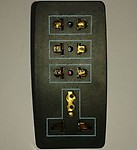 Conversion Multi Plug Sockets - 3 Pin with 3 International Sockets
