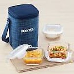 Borosil ICYS3IND320 3 Containers Lunch Box  (960 ml)