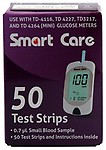 Smart Care Blood Glucose Test Strips for Use with Smart Care Meter - 50 Strips