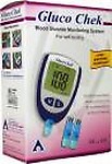 Gluco Chek Blood Glucose Monitor with 10 Test Strips Glucometer  