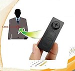 Branded Spy Button Camera DVR 8GB Expandable Wireless (Black)