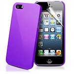 RKA Premium Hybrid Back Cover for Apple iPhone 5/5S/5G - Purple