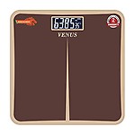 Venus (India) Electronic Digital Personal Bathroom Health Body Weight Weighing Scales for Human Body (Battery Included, Brown, EPS-8199)