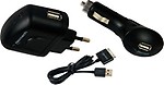 Nextech 3 In 1 Charger Set With 30 Pin iPhone Cable USB 30