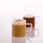 Borosil Vision set of 4 Classic Delite mugs