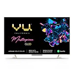 Vu 164 cm (65 inches) The Masterpiece Glo Series 4K Ultra HD Smart Android QLED TV 65QMP (Armani (2022 Model) | Built in 4.1 Speaker