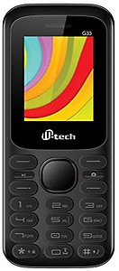 M-tech G33 Black&Coffee Feature Phone Dual Sim||1 Year Manufacturer Warranty for Phone and 6 Months Warranty for in The Box Accessories price in India.