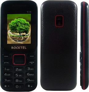 ROCKTEL W15 MOBILE PHONE 1.8 FEATURE PHONE FM RADIO Dual Sim, BIS Certified, Made in India price in India.
