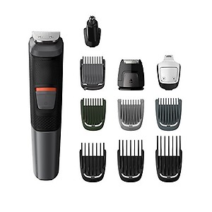 Philips Series 5000 11-In-1 Multi Grooming Kit For Beard, Hair & Body With Nose Trimmer Attachment - Mg5730/13 (MG5730/13) price in India.
