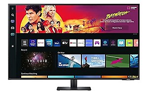 Samsung 107.90 Cm (43 Inch) H 4K Smart Monitor With Netflix, Youtube, Prime Video And Apple Tv Streaming (Ls43Bm702Uwxxl, Black), LCD price in India.