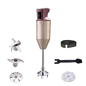 GRINISH Hand Blender Machine Stainless Steel Blade 350 Watt Whisk & Milk Frother for Making Soup/Smoothies (Silver) price in India.