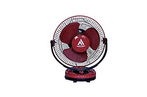 AIRCONA AP Fan || High Speed Personal Fan|| Trendy Personal Fan (Material- MS and Plastic,) (Red-Black) price in India.