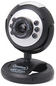 Quantum QHM495LM 6 Light Webcam For Laptop/Desktop (Black) price in India.