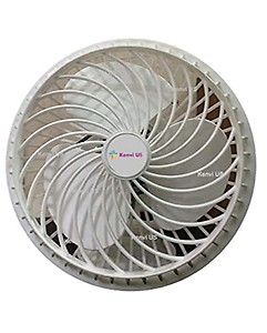 Kenvi US Cabin Fan Plastic Celling Fan 9 Inch, 225 MM with 1 Year Warranty 30% More Air High Speed Wall Mini Rotogrill || 100% Copper Motor || Make in India || Cabin || K@121450 price in India.
