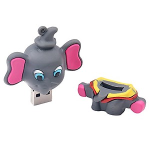 Big Shoppe Store Generic Elephant Cartoon USB Flash Drives Pendrive Memory Sticks Storage for Laptop 16GB price in India.