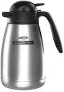 Milton Thermosteel Carafe 24 Hours Hot or Cold Tea/Coffee Pot, 1500 ml, Silver, Stainless Steel price in India.