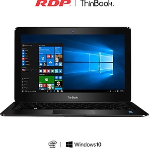 RDP ThinBook Atom Quad Core 8th Gen - (2 GB/32 GB EMMC Storage/Windows 10) 1130 Laptop  (11.6 inch, Black, 1.2 kg) price in India.