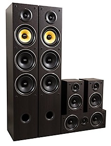 TAGA HARMONY TAV-506 540W 5.0 Channel Wired Speaker Systems - Black price in India.