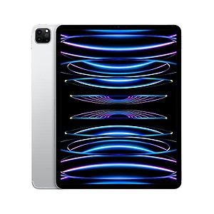 Apple iPad Pro 12.9? (6th Generation): with M2 chip, Liquid Retina XDR Display, 512GB, Wi-Fi 6E + 5G Cellular, 12MP front/12MP and 10MP Back Cameras, Face ID, All-Day Battery Life – Silver price in India.