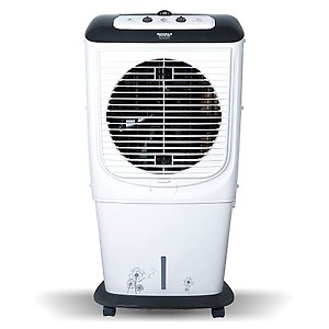 Maharaja Whiteline Plastic Hybridcool 55-Litre Air Cooler with Remote, 55 Liters, White and Grey price in India.