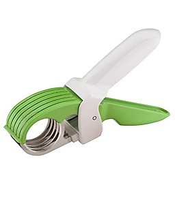 KITCHENCAFE Plastic Multi 5 Laser Blade Vegetable and Fruits Cutter/Chopper(Multi Colour) price in India.