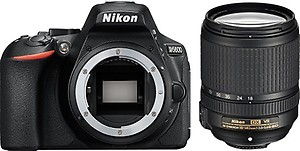 NIKON D5600 DSLR Camera Body with Single Lens: AF-S DX Nikkor 18 - 140 MM F/3.5-5.6G ED VR  (Black) price in India.