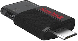 SanDisk Dual 32GB USB Pen Drive price in India.