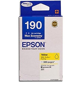 Epson 190 Yellow Ink Cartridge (T190) price in .