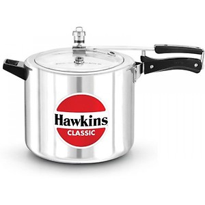 Hawkins Classic 10L Aluminium Inner Lid Pressure Cooker (Silver), 10 Liter price in India.