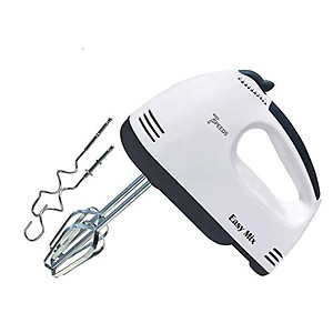 REXILO Enterprise Electric 7 Speed Hand Mixer with 4 Pieces Stainless Blender,Bitter for Cake/Cream Mix,Food Blender,Chrome Beater & Dough Hook for Beater for Kitchen Beater for Cake (Multi use) price in India.