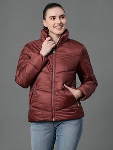 Mode by Red Tape Rust Regular Fit Puffer Jacket