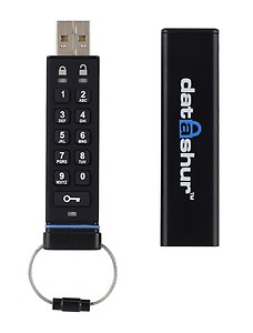 iStorage datAshur Pro 256 Bit 16GB USB 3.0 Encrypted Pen Drive price in India.
