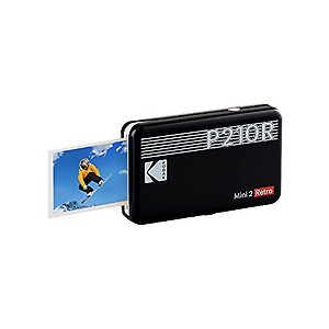 Kodak Mini 2 Retro Portable Photo Printer, 2.1x3.4”, Compatible