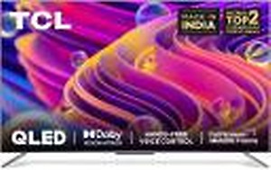 TCL C715 Series 139 cm (55 inch) QLED Ultra HD (4K) Smart Android TV with Handsfree Voice Control & Dolby Vision & Atmos  (55C715) price in India.